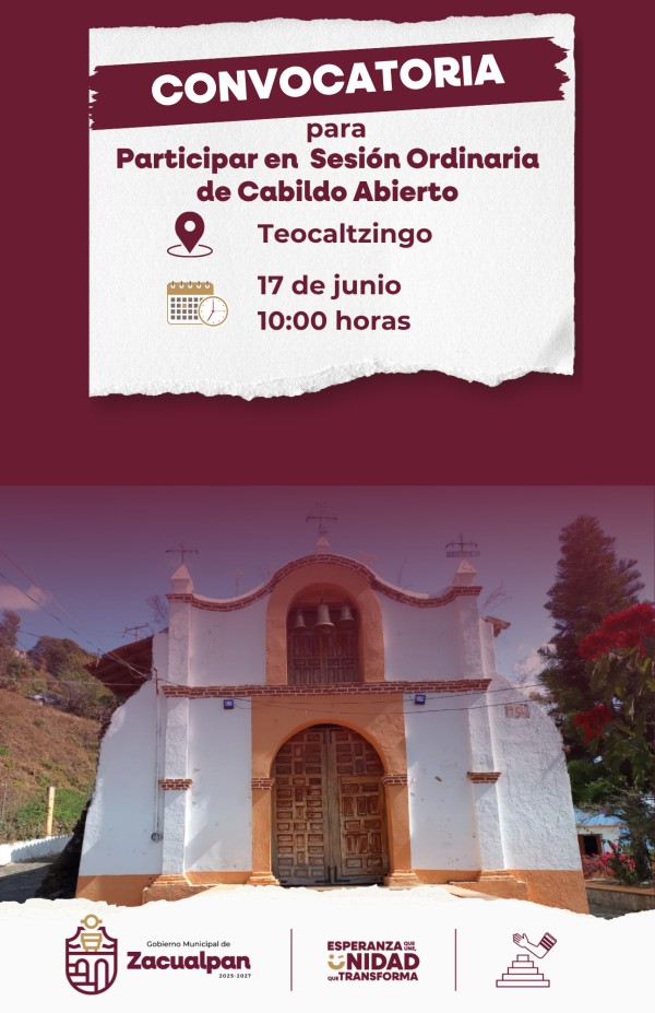 Cabildo abierto Teocaltzingo
