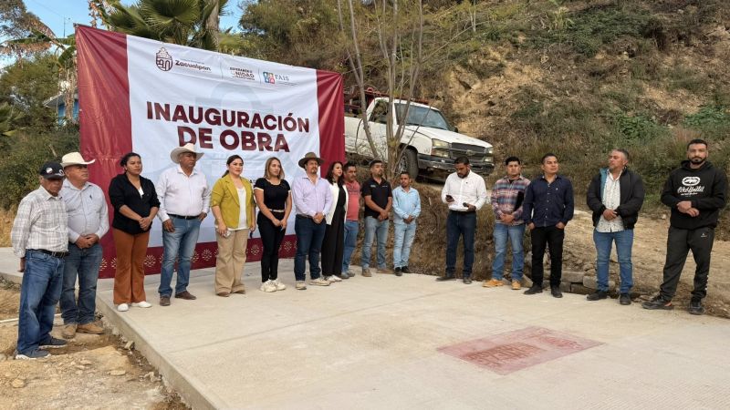 Gobierno municipal entrega obras y apoyos prioritarios en Gama de la Paz
