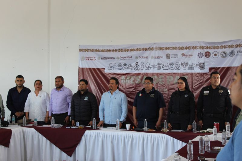 Zacualpan alberga la 35ª Sesión Ordinaria de la Mesa de Paz Región Tejupilco con enfoque de género